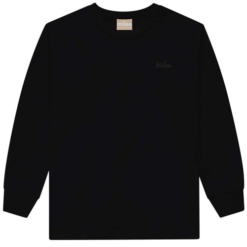 Playera para Niño Manga Larga Lisa Milon