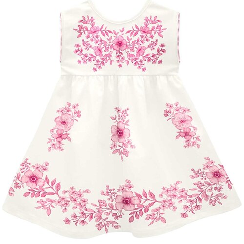 Vestido para Niña Sin Manga Casual Milon