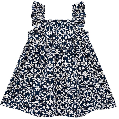 Vestido para Bebé Sin Manga Estampado de Flores Milon