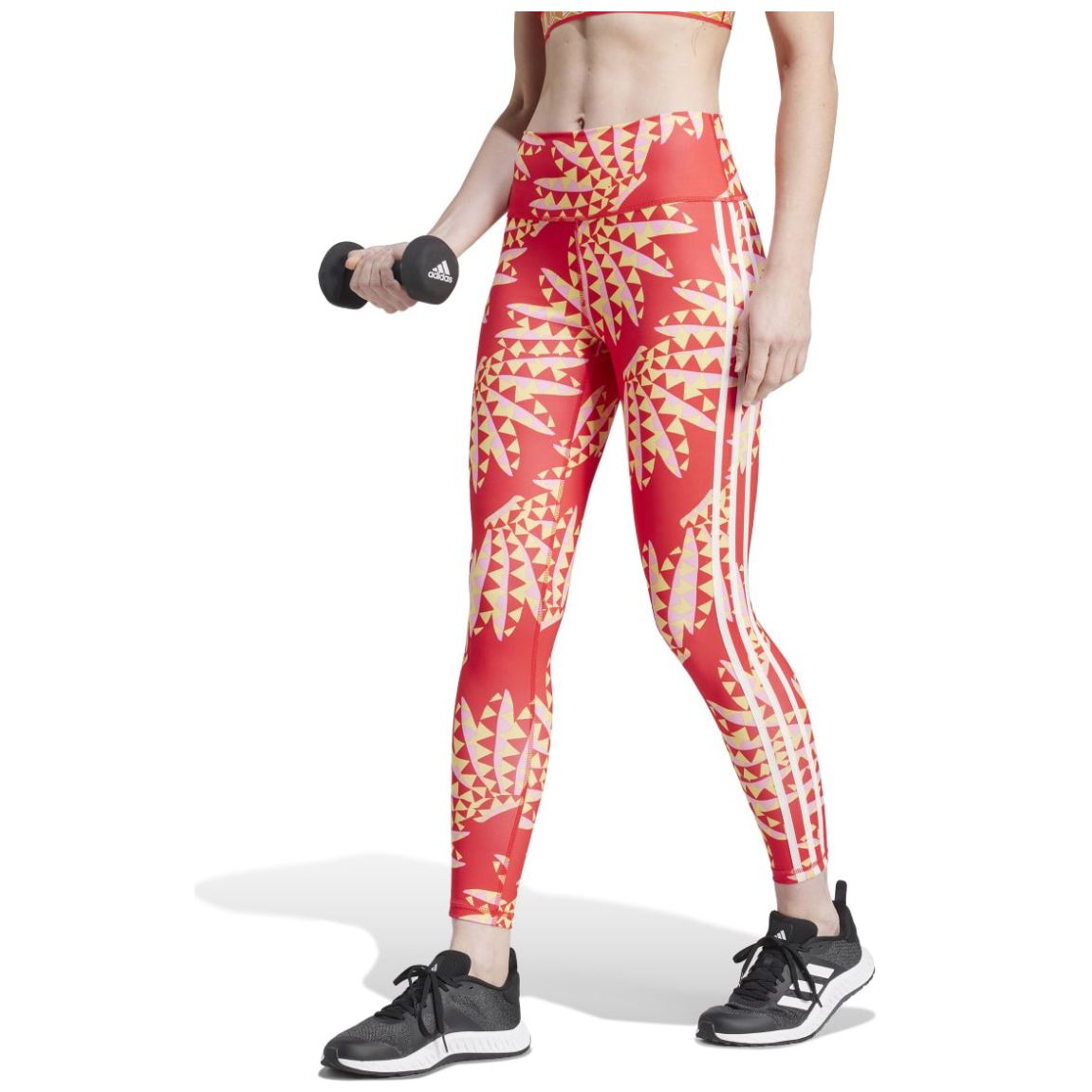 Leggings Adidas Estampado Tipo Floral para Mujer