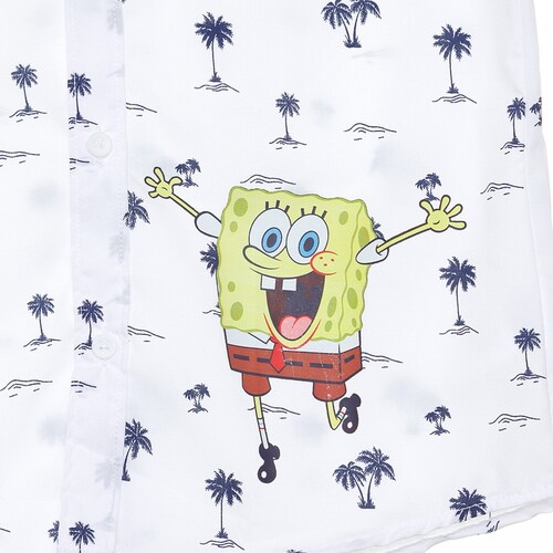 Bob Esponja Ropa Camiseta De Manga Corta Con Cuello Redondo Para