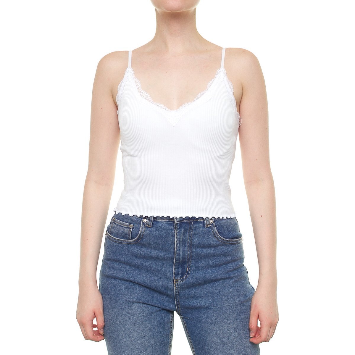 Blusa fluida sin manga