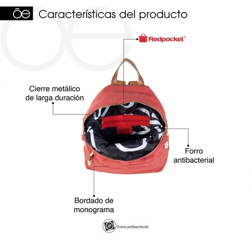 Bolso Backpack Cloe para Mujer