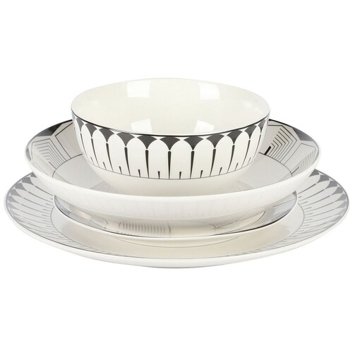 Vajilla 16 Piezas Cerámica Doble Bowl  Gibson Home