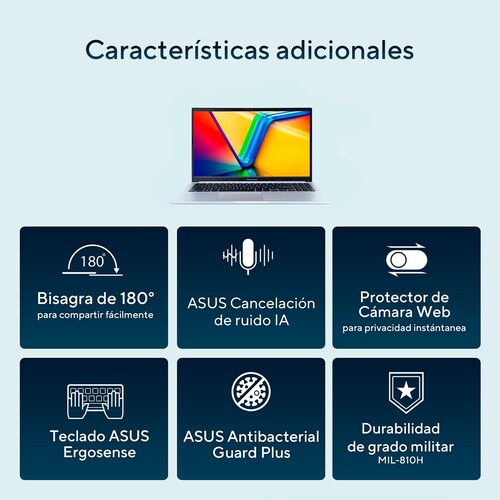Laptop Asus Vivobook X1502Za-Ej2070W Intel Core I5 12Th 8 Ram 512 Gb