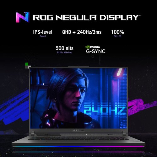 Laptop Asus Rog Strix G614Jvr Nvidia Geforce Rtx 4060 Intel Core I9 14Th 16Gb 1Tb Ssd