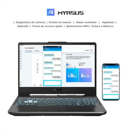 Laptop Asus Tuf Gaming Fa506Nf-Hn030W Ryzen 5 8 Ram 512 Gb Nvidia Rtx2050
