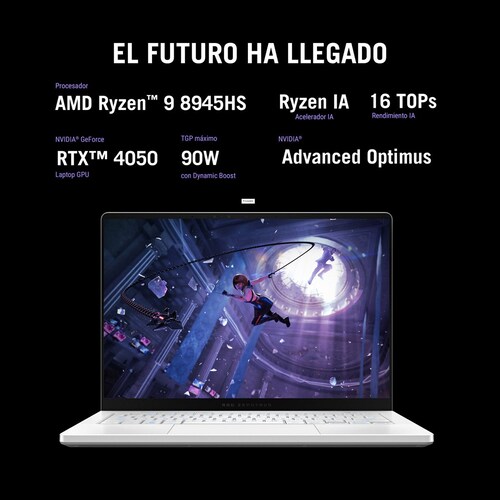 Laptop Asus Rog Zephyrus Ga403Uu G14 Nvidia Geforce Rtx 4050 Amd Ryzen 9 16Gb 1Tb