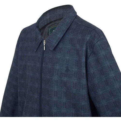 Chamarra Royal Polo Club Diseño a Cuadros para Hombre Plus