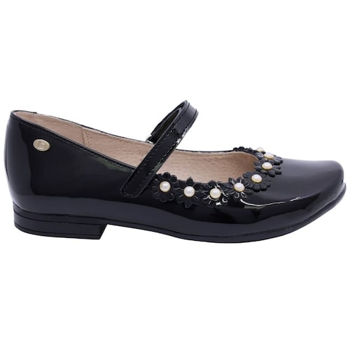 Zapatilla Coqueta con Velcro 17-21 Negro