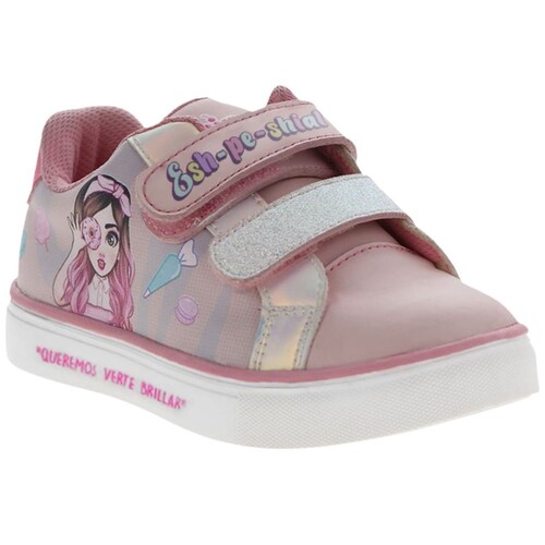 Tenis Mis Pastelitos 13-17 Rosa Personajes