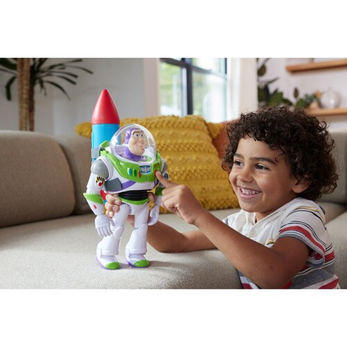 Buzz con Cohete 12" Disney Pixar
