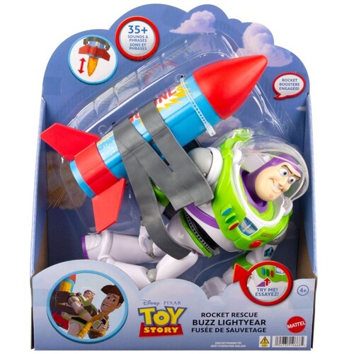Buzz con Cohete 12" Disney Pixar