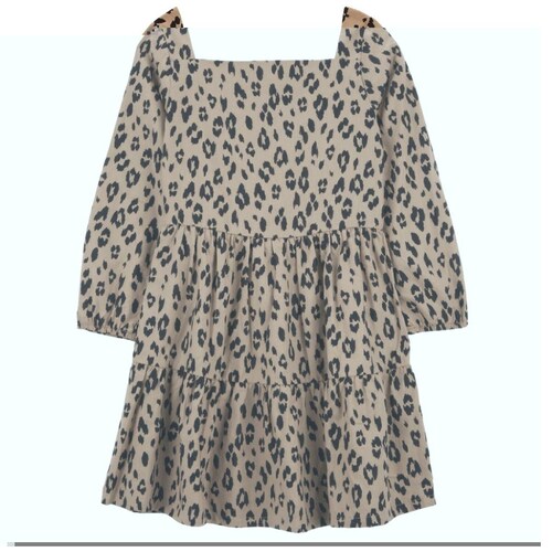 Vestido para Niña Manga Larga Animal Print Carter's