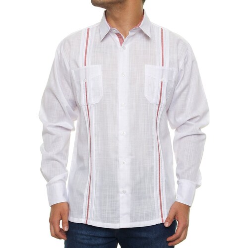 Guayabera Manga Larga para Hombre G Candila