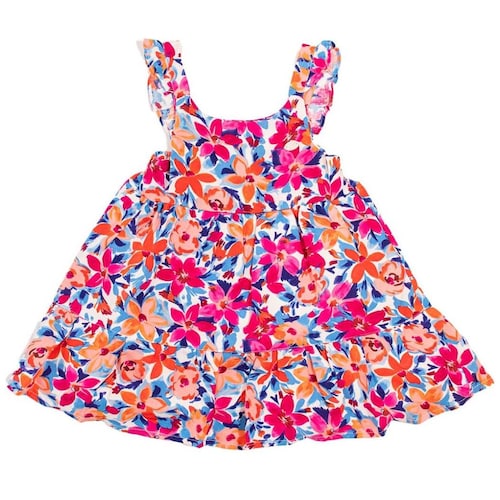 Vestido para Bebé Tirantes de Flores Being 2 Nice