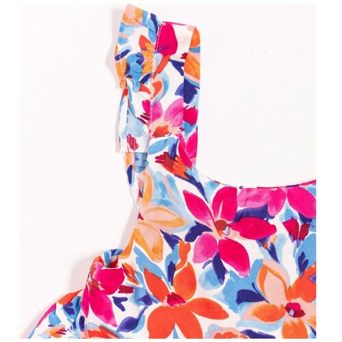 Vestido para Bebé Tirantes de Flores Being 2 Nice
