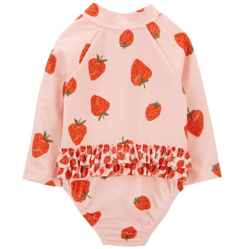 Traje de Baño para Bebé 1 Pieza Fresas Full Print Carter's