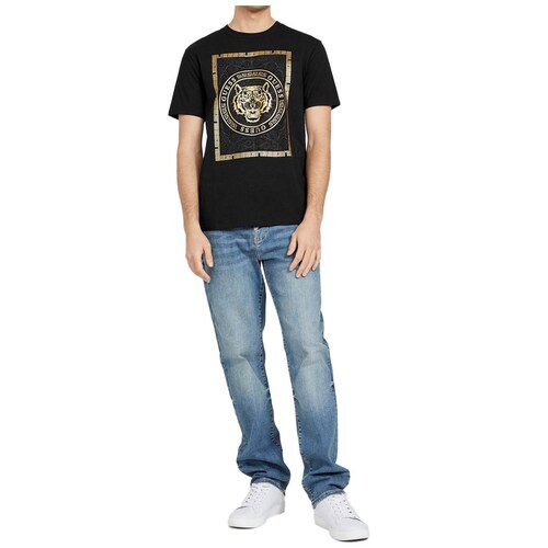 Camiseta Con Estampado De Tigre En 3D Para Hombre