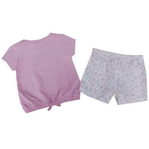 Conjunto para Niña Playera Hello Kitty Y Short Estampado Collage Floral Hello Kitty