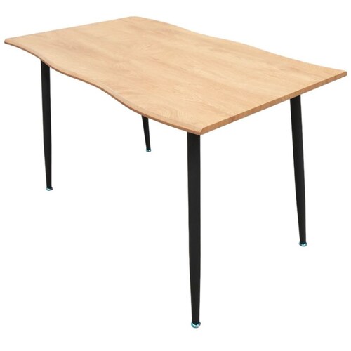Home Nature Mesa Extendible de Madera Karly  para Hasta 6 Personas 120*75*78 Cm
