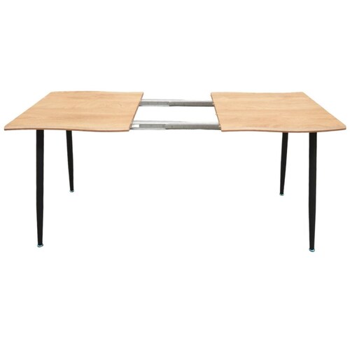 Home Nature Mesa Extendible de Madera Karly  para Hasta 6 Personas 120*75*78 Cm