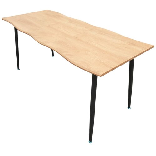 Home Nature Mesa Extendible de Madera Karly  para Hasta 6 Personas 120*75*78 Cm