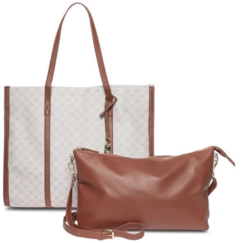 Bolso Tote Steve Madden Crema para Mujer
