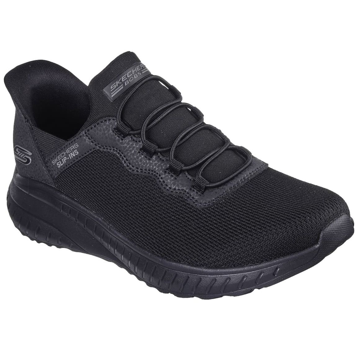 Tenis Slip On Ajustable Negro Skechers