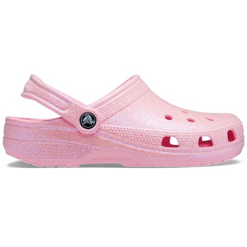 Sandalia Crocs Classic Glitter Clog Rosa