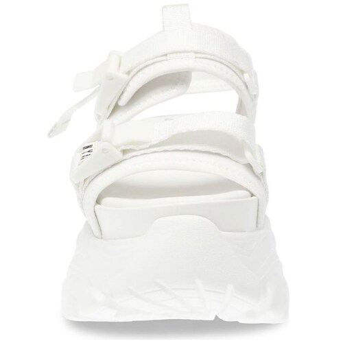 Sandalia Steve Madden con Plataforma Chunky Ajustable Blanca