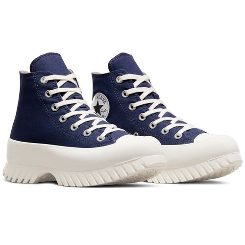 Tenis Bota Converse Casual con Plataforma Morado