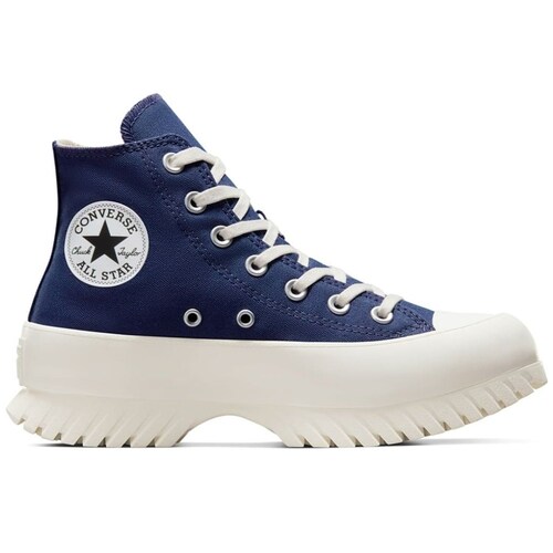 Tenis Bota Converse Casual con Plataforma Morado