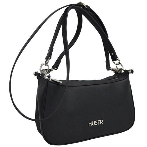 Bolso Crossbody Huser Negro para Mujer