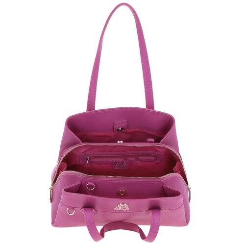 Bolso Satchel Barbie By Gorett Rosa para Mujer