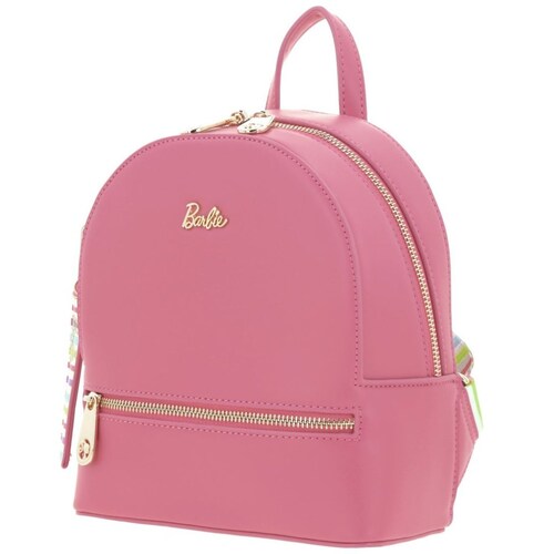 Bolso Backpack Barbie By Gorett Rosa para Mujer