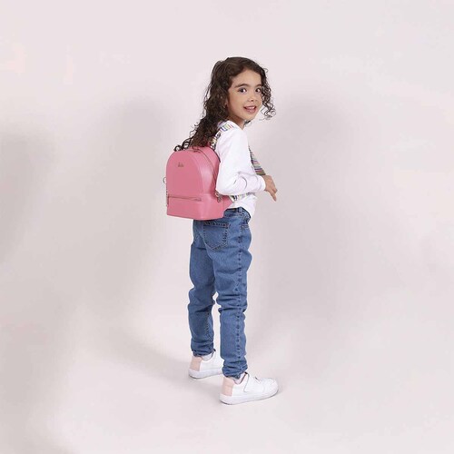 Bolso Backpack Barbie By Gorett Rosa para Mujer
