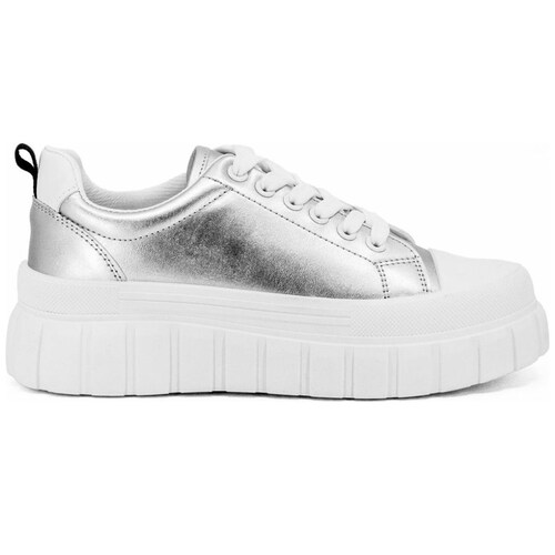 Tenis Casual con Plataforma Plata Fun Shoes para Mujer