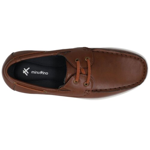 Mocasín con Agujeta 18-24 Café Minuttino