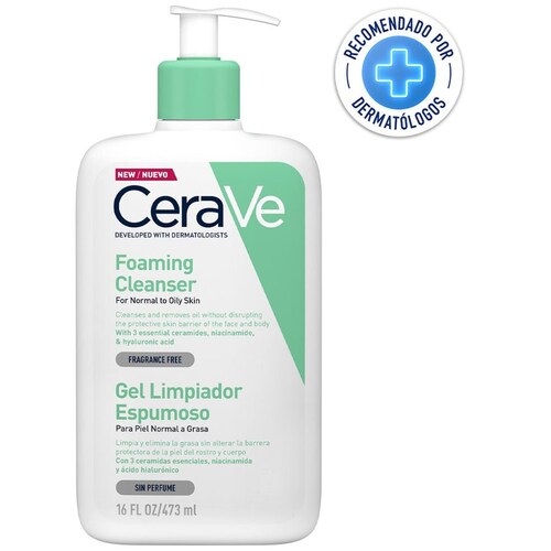 Cerave Gel Limpiador Espumoso 473Ml