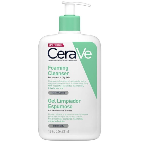Cerave Gel Limpiador Espumoso 473Ml