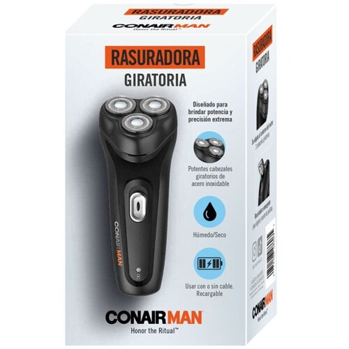 Rasuradora de 3 Cabezas Giratoria Conair