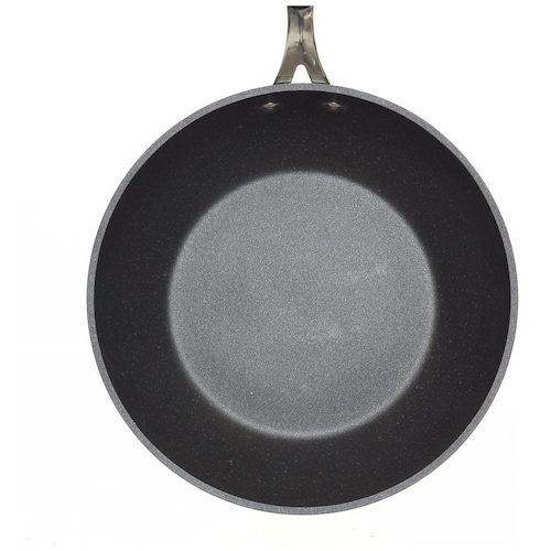 Wok 28 Cm Aluminio Forjado Ind Midnight Bergner