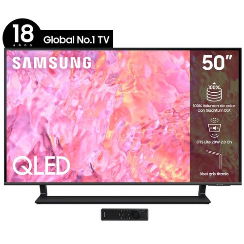 Pantalla 50" Samsung Qled 4K Qn50Q65Cafxzx