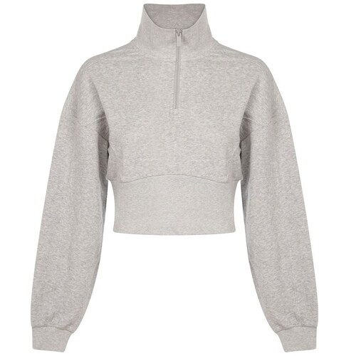 Sudadera Fit Medio Cierre para Mujer