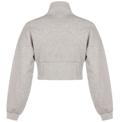 Sudadera Fit Medio Cierre para Mujer