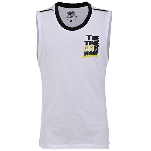 Tank Top Hang Ten Diseño "the Time Is Now" para Hombre
