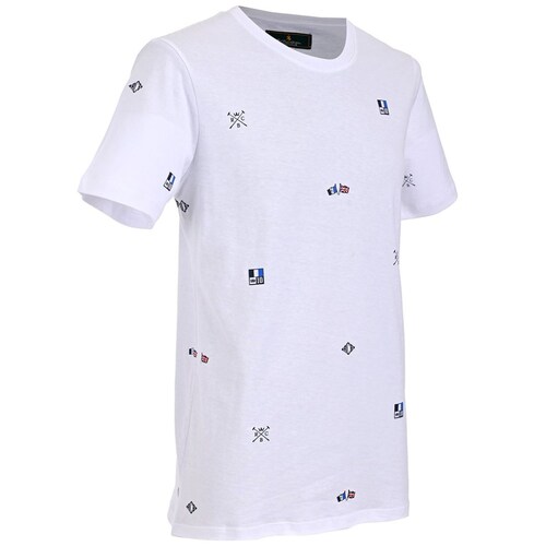 Playera Polo Club Diseño Micro Estampado para Hombre
