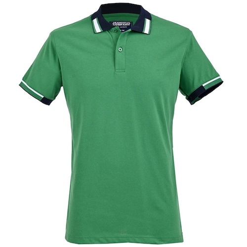 Playera Tipo Polo Jeanious Cuello Contrastante para Hombre