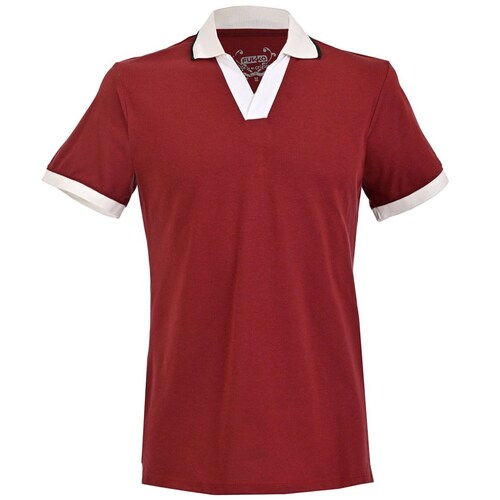 Playera Tipo Polo Fukka Cuello Contrastante para Hombre